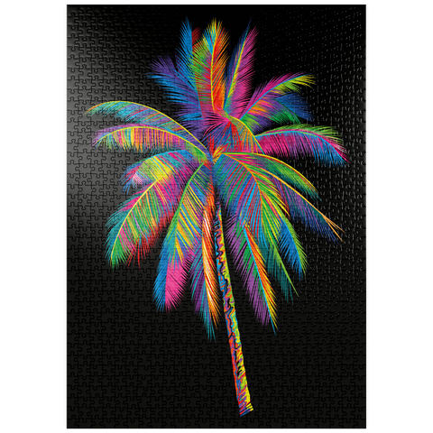 puzzleplate Colorful Palm Tree 1000 Puzzle