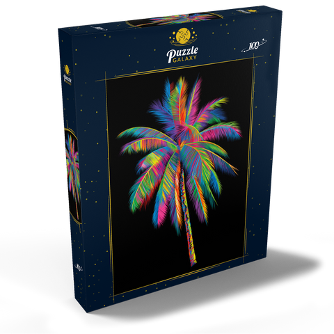 Colorful Palm Tree 100 Puzzle Schachtel Ansicht2