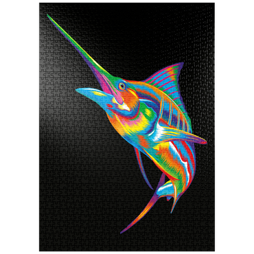 puzzleplate Pop Colors Marlin 1000 Puzzle