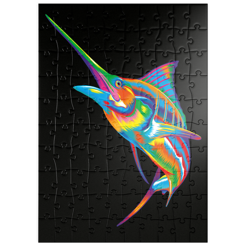 puzzleplate Pop Colors Marlin 100 Puzzle