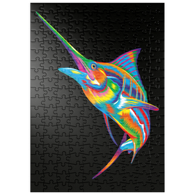 Darstellung des Puzzle-Motivs Pop Colors Marlin – Puzzleteile: 200