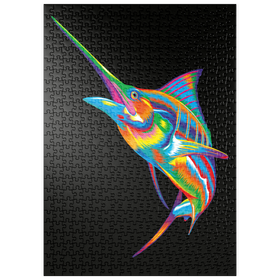 Darstellung des Puzzle Motivs Pop Colors Marlin - Puzzleteile: 500