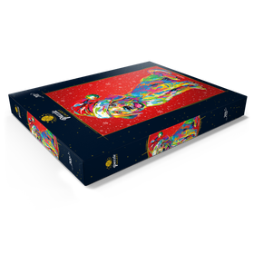 Alternative Darstellung des Puzzle-Motivs Santa's Lab – Puzzleteile: 200
