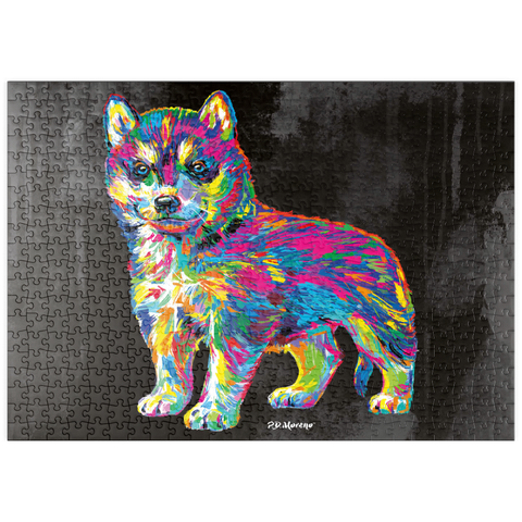 puzzleplate Pop Colors Husky 500 Puzzle