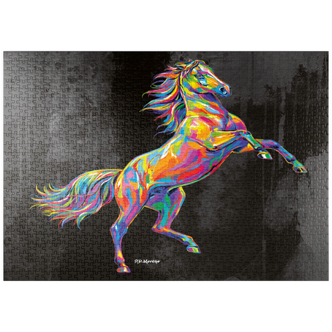 puzzleplate Colorful Stallion 1000 Puzzle