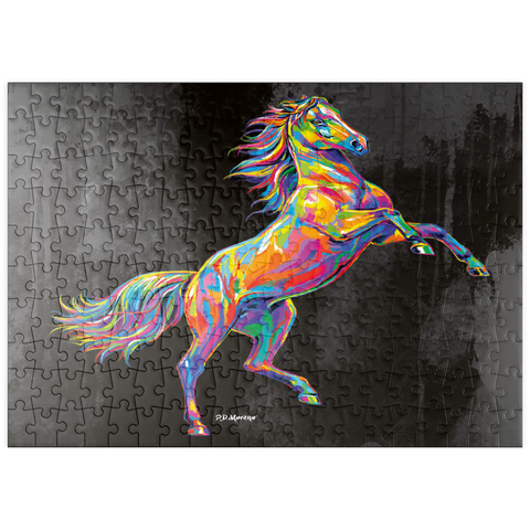 puzzleplate Colorful Stallion 200 Puzzle