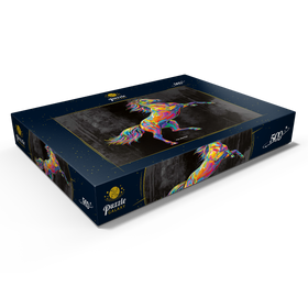 Alternative Darstellung des Puzzle-Motivs Colorful Stallion – Puzzleteile: 500
