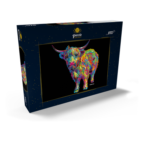 Highland Cow 1000 Puzzle Schachtel Ansicht2