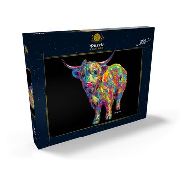 Highland Cow 100 Puzzle Schachtel Ansicht2