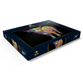 Darstellung des Puzzle Motivs Highland Cow - Puzzleteile: 200