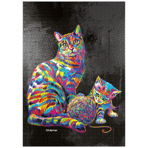 puzzleplate Kitty Family 1000 Puzzle