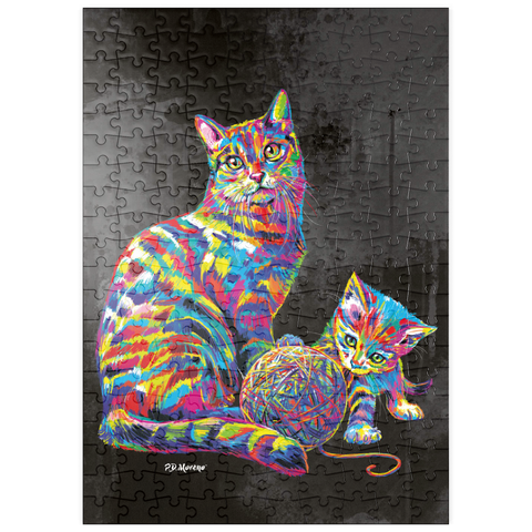 puzzleplate Kitty Family 200 Puzzle