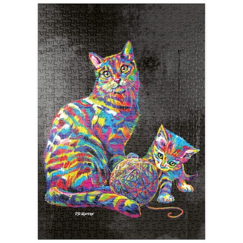 puzzleplate Kitty Family 500 Puzzle