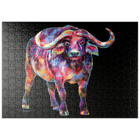 Darstellung des Puzzle Motivs Raging Bull - Puzzleteile: 200