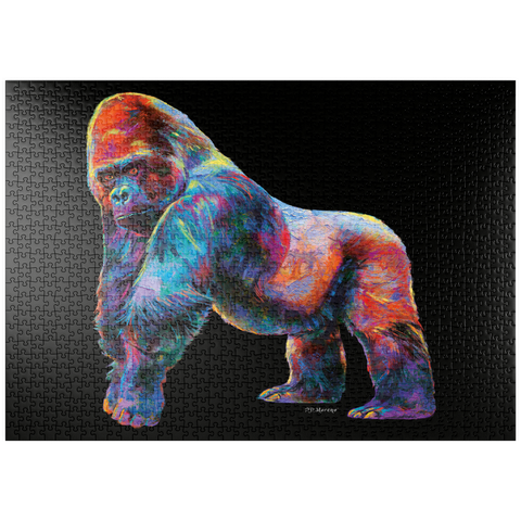 puzzleplate Pop Colors Gorilla 1000 Puzzle