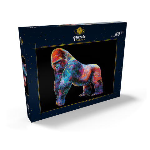 Pop Colors Gorilla 100 Puzzle Schachtel Ansicht2