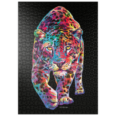 puzzleplate Curious Tiger 500 Puzzle