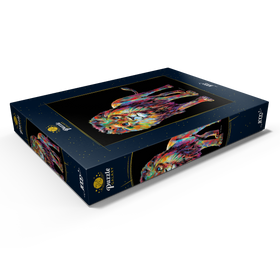 Darstellung des Puzzle Motivs Pop Colors Lion - Puzzleteile: 1000
