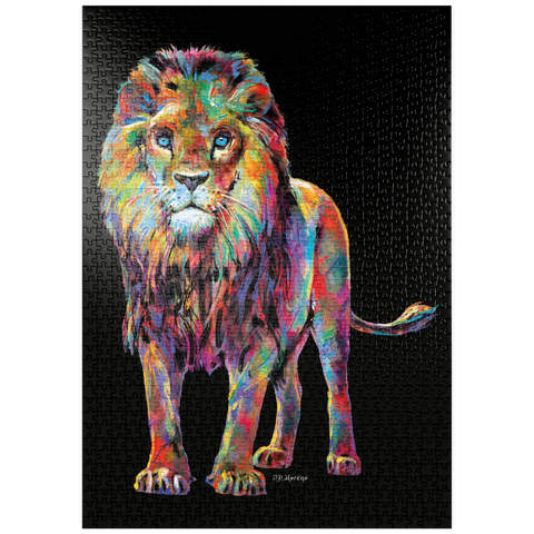 puzzleplate Pop Colors Lion 1000 Puzzle