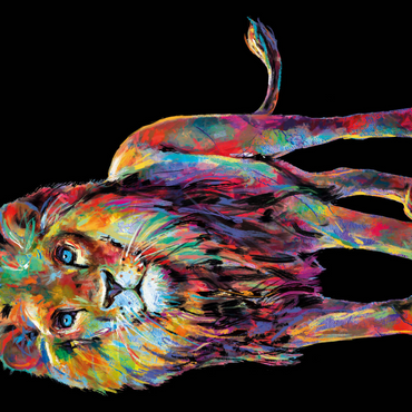 Pop Colors Lion 1000 Puzzle 3D Modell