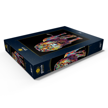 Pop Colors Lion 500 Puzzle Schachtel Ansicht1