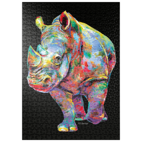 puzzleplate Hippo Love 500 Puzzle