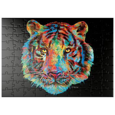 puzzleplate Tiger Head 100 Puzzle