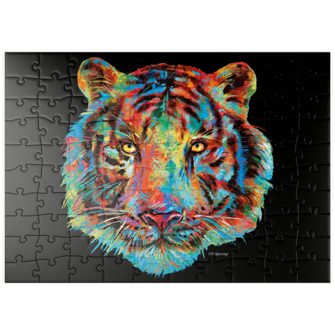 puzzleplate Tiger Head 100 Puzzle