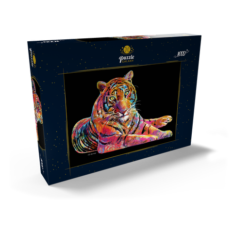 Laying Tiger 1000 Puzzle Schachtel Ansicht2