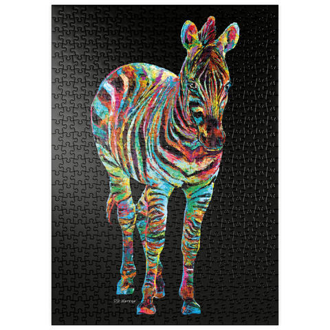 puzzleplate Colorful Zebra 500 Puzzle