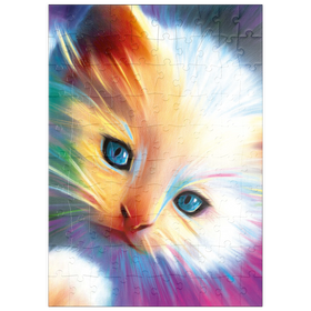 Darstellung des Puzzle Motivs Soft Eyes - Puzzleteile: 100