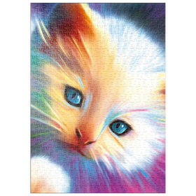 Darstellung des Puzzle Motivs Soft Eyes - Puzzleteile: 500