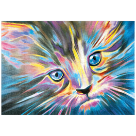 Darstellung des Puzzle Motivs Purrr Fect - Puzzleteile: 1000