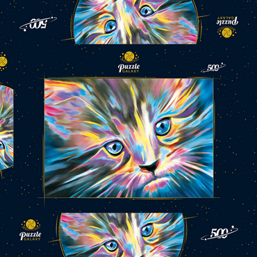 Purrr Fect 500 Puzzle Schachtel 3D Modell