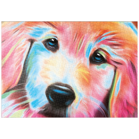 Darstellung des Puzzle Motivs Sweet Pup - Puzzleteile: 1000
