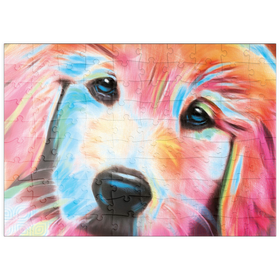 Darstellung des Puzzle Motivs Sweet Pup - Puzzleteile: 100