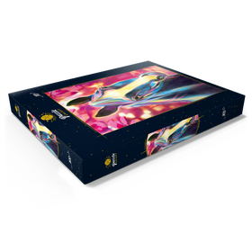 Darstellung des Puzzle Motivs Black Stallion - Puzzleteile: 100