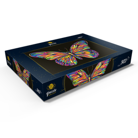 Alternative Darstellung des Puzzle-Motivs Colorful Butterfly – Puzzleteile: 500