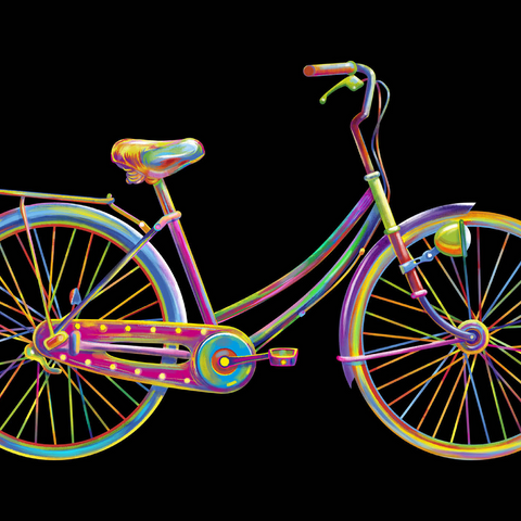 Fun Bike 1000 Puzzle 3D Modell