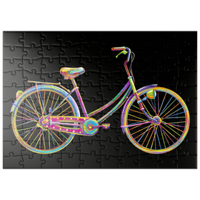 Darstellung des Puzzle Motivs Fun Bike - Puzzleteile: 100