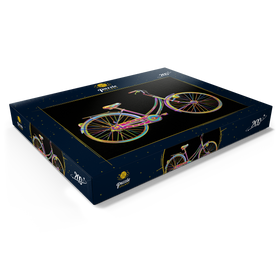 Darstellung des Puzzle Motivs Fun Bike - Puzzleteile: 200
