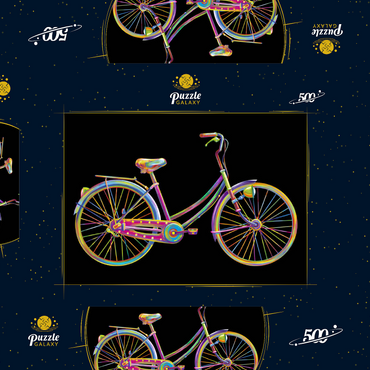 Fun Bike 500 Puzzle Schachtel 3D Modell