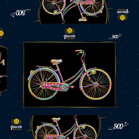 Fun Bike 500 Puzzle Schachtel 3D Modell