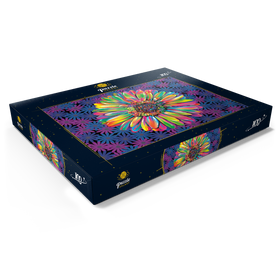 Darstellung des Puzzle Motivs Gerber Daisy - Puzzleteile: 100