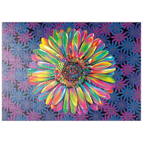 Darstellung des Puzzle Motivs Gerber Daisy - Puzzleteile: 200