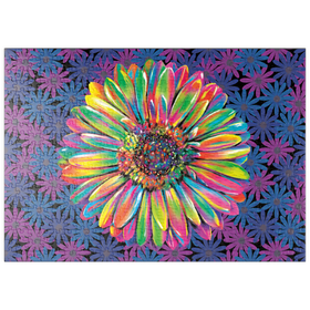 Darstellung des Puzzle Motivs Gerber Daisy - Puzzleteile: 500