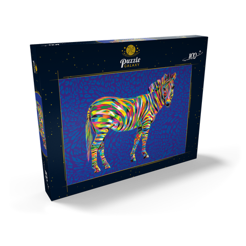 Pop Colors Zebra 100 Puzzle Schachtel Ansicht2