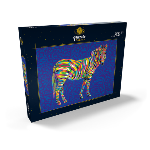 Pop Colors Zebra 200 Puzzle Schachtel Ansicht2