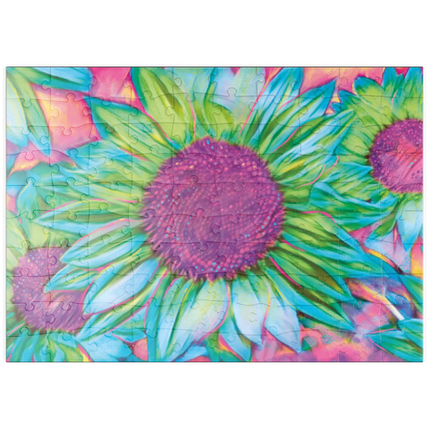 puzzleplate Sunflower 100 Puzzle