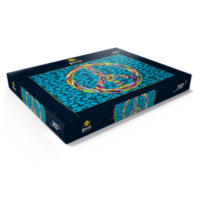 Darstellung des Puzzle Motivs Peace and Love - Puzzleteile: 200